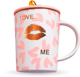 LoveMe Fancy Print Drinking Mug